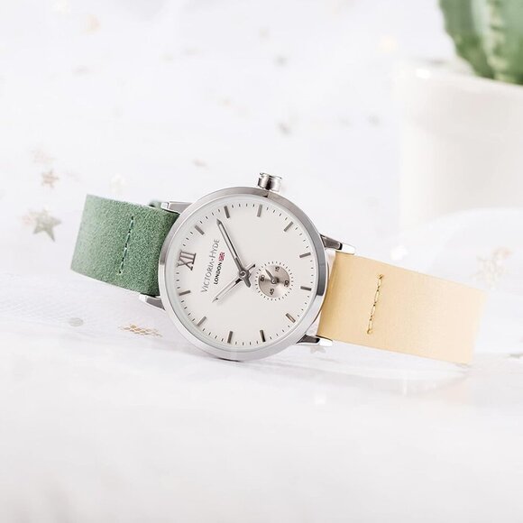 Retro Women Watches Small Dial Analog Quartz Detachable Genuine Leather Strap La - Picture 6 of 8